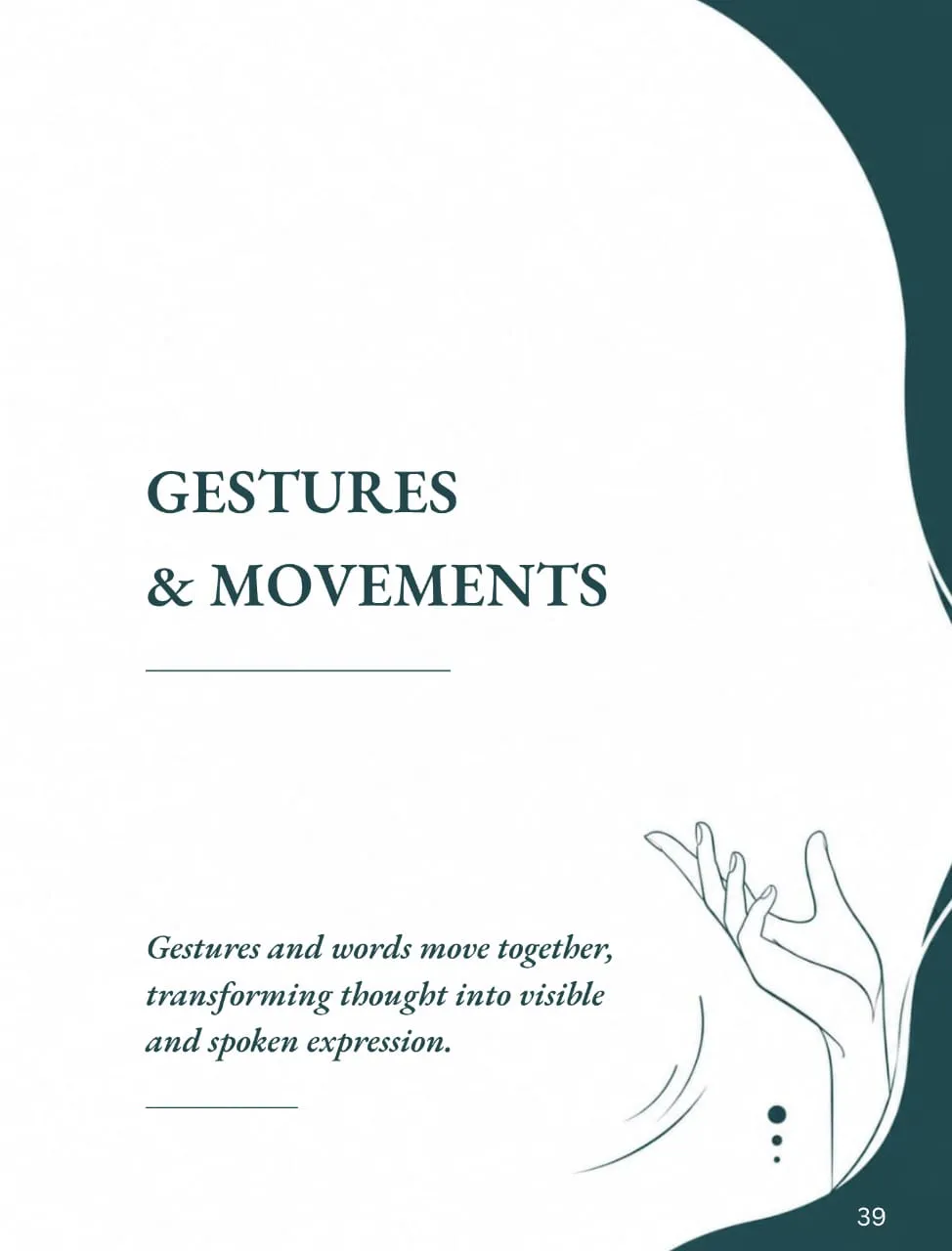 Gestures and Movements