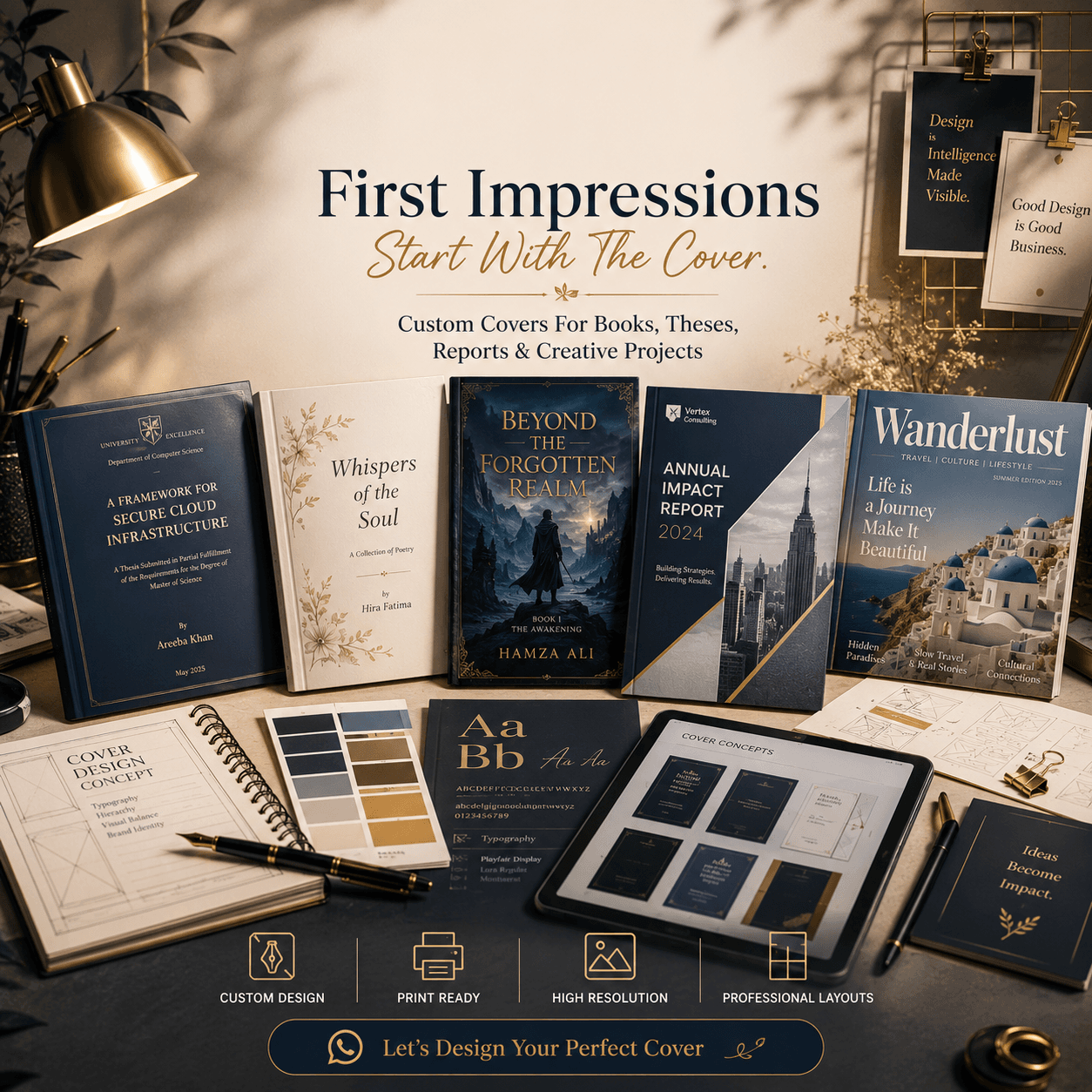 Professional Cover Page Designing
