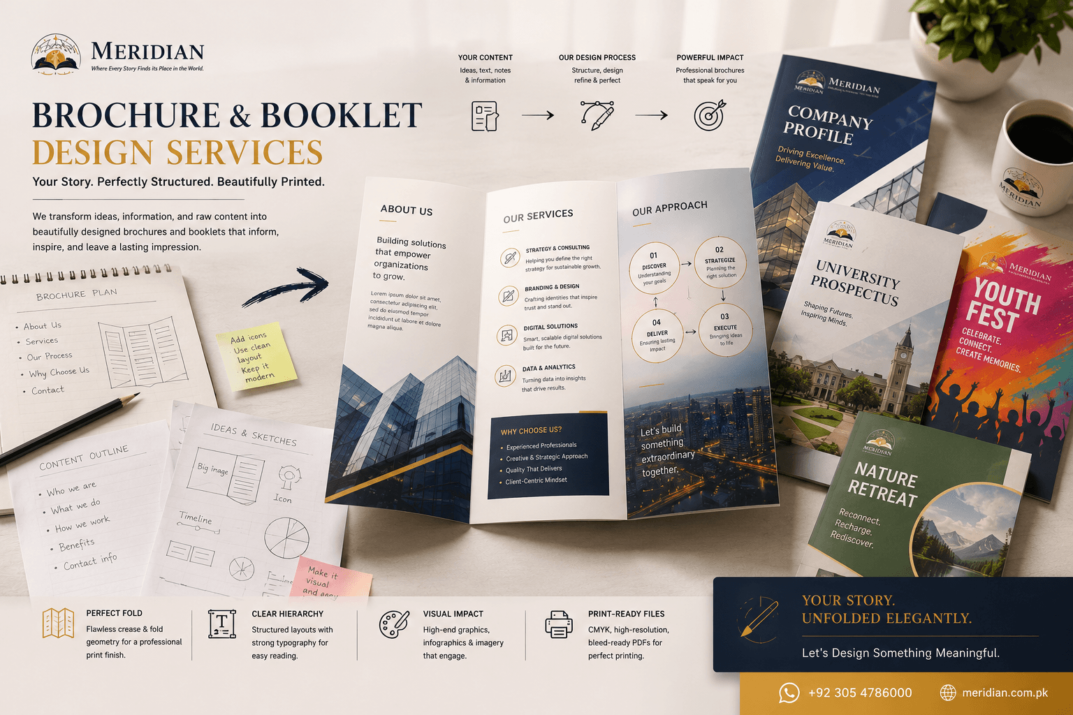 Premium Brochure & Pamphlet Designing